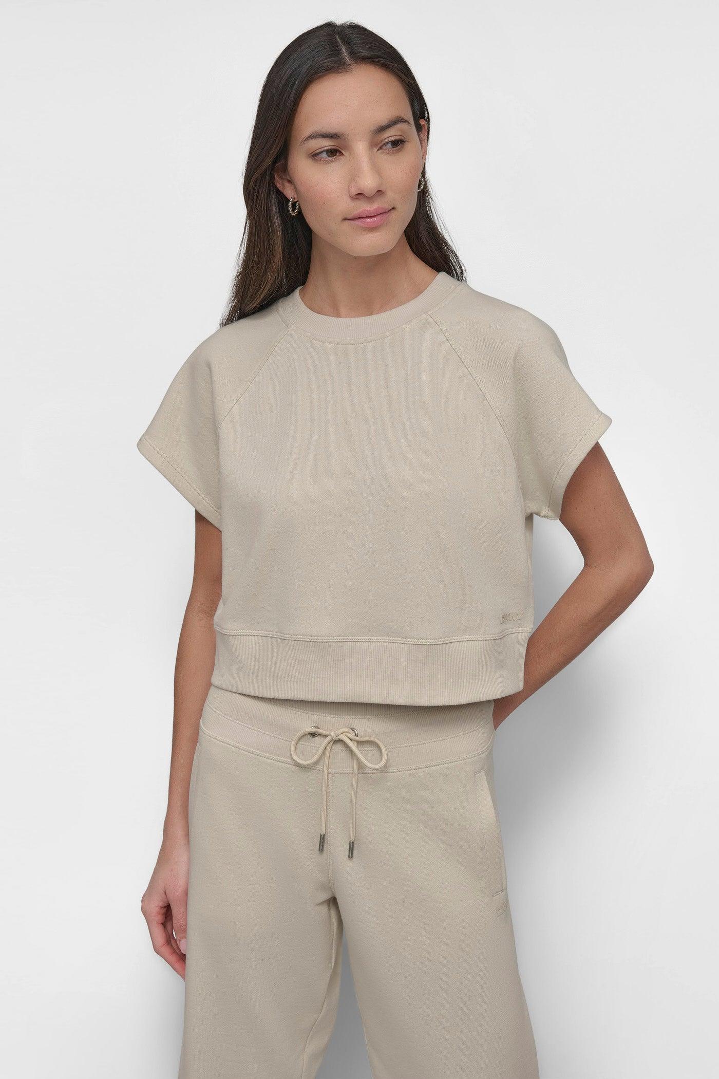 LOGO SHORT SLEEVE CROPPED PULLOVER Product Image