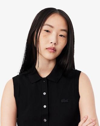 Slim Fit L.12.D Sleeveless Stretch Polo Shirt Product Image
