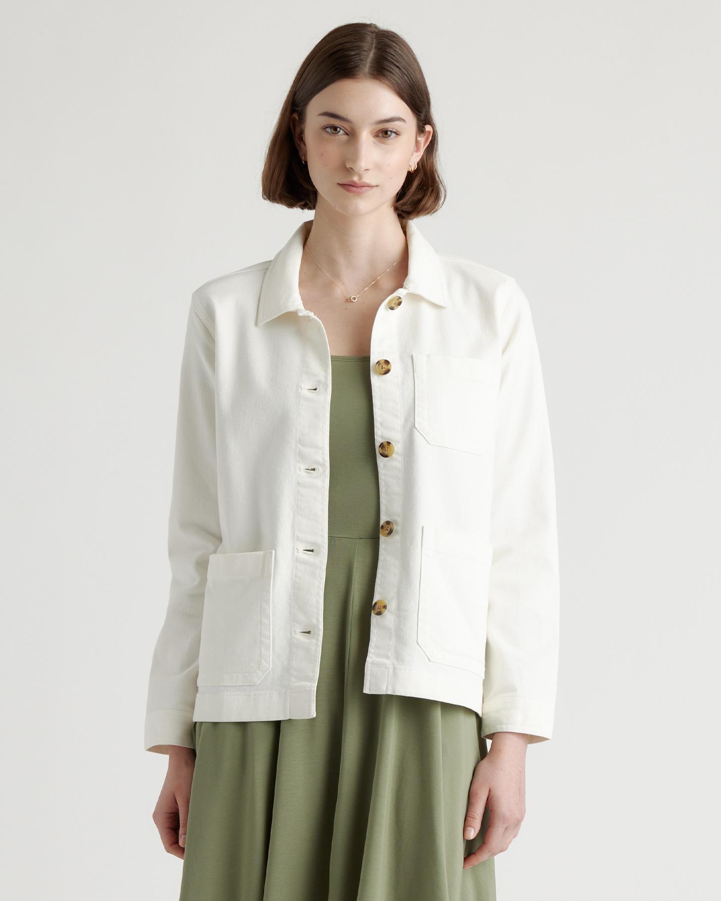 Quince | Women's Organic Comfort Stretch Chore Jacket Organic Cotton Product Image
