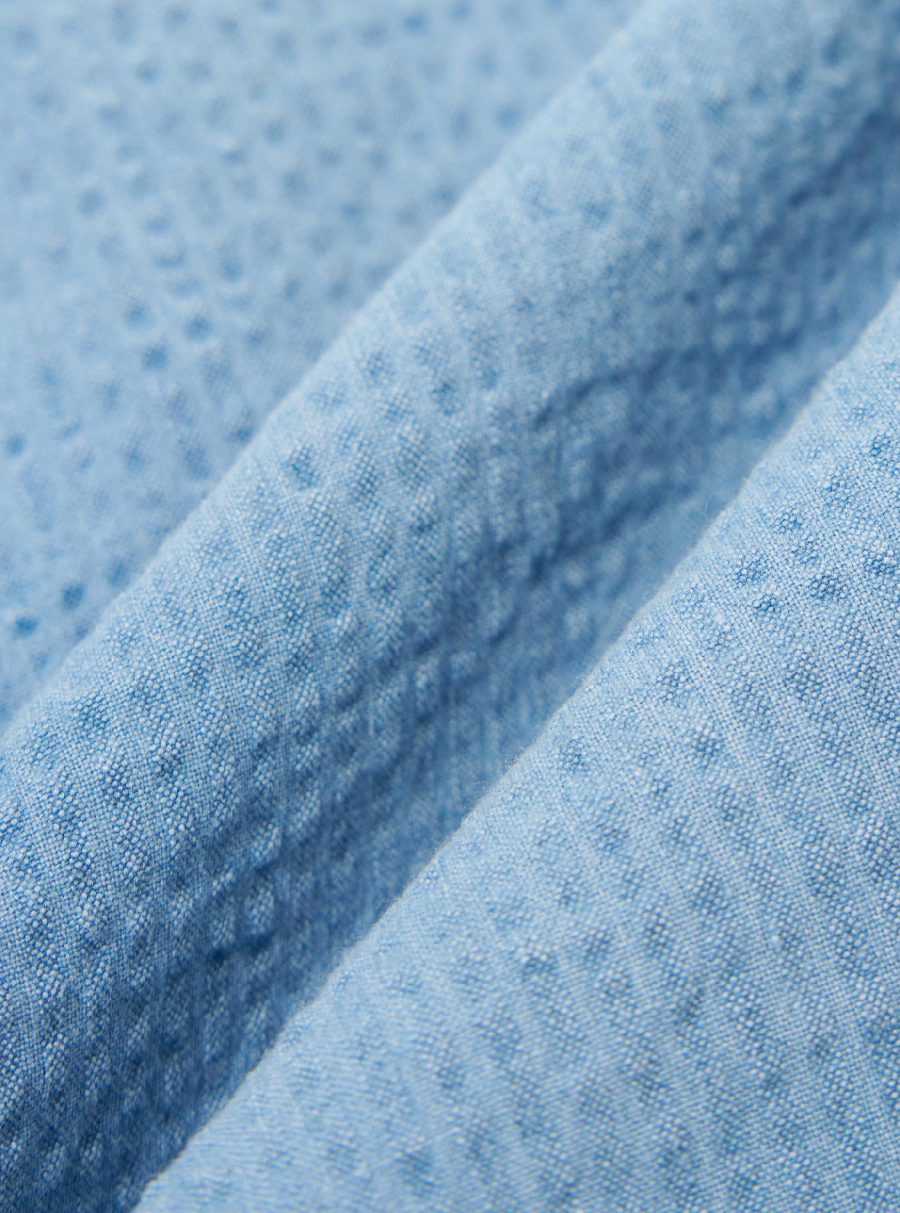 Bleach Wash Indigo Seersucker Road Shirt Product Image