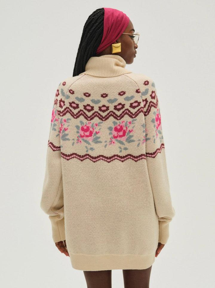Ski Lodge Oversized Sweater — Multi Product Image