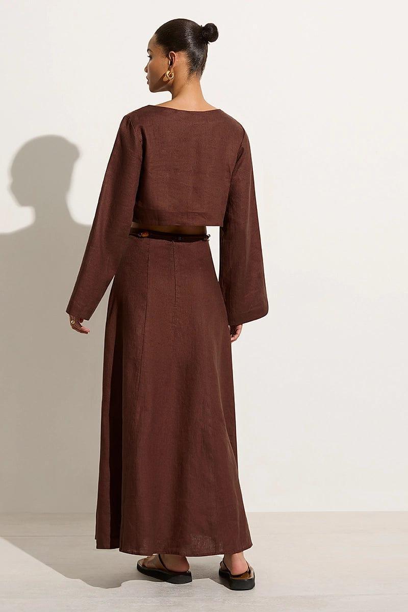 Es Raco Skirt Tobacco - Final Sale Product Image