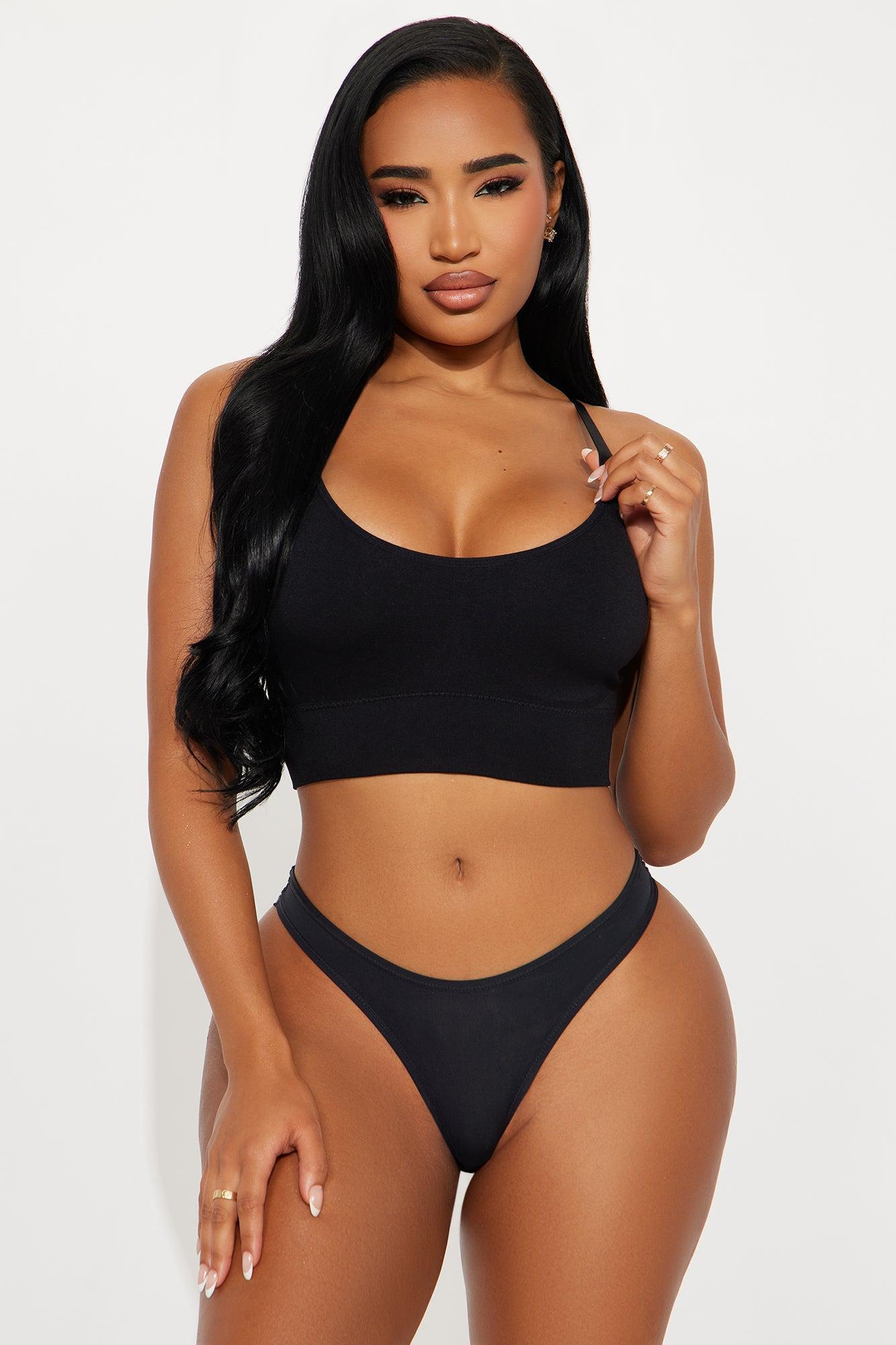 Smooth And Ready Seamless Cami Bralette - Black Product Image