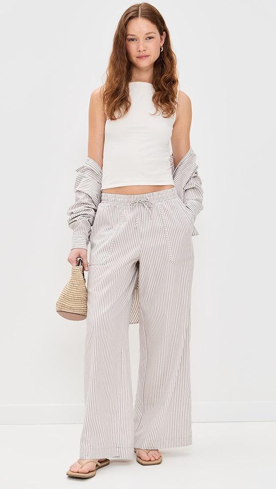 Splendid x Cella Jane Poplin Stripe Pants | Shopbop Product Image