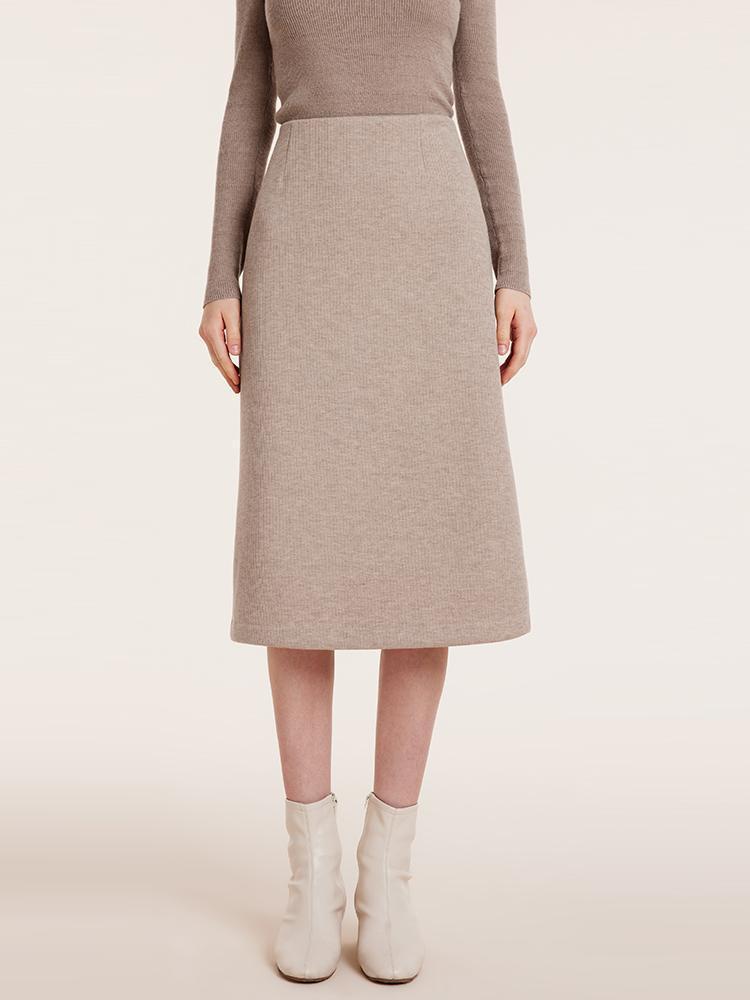 Knit A-Line Half Women Skirt Product Image