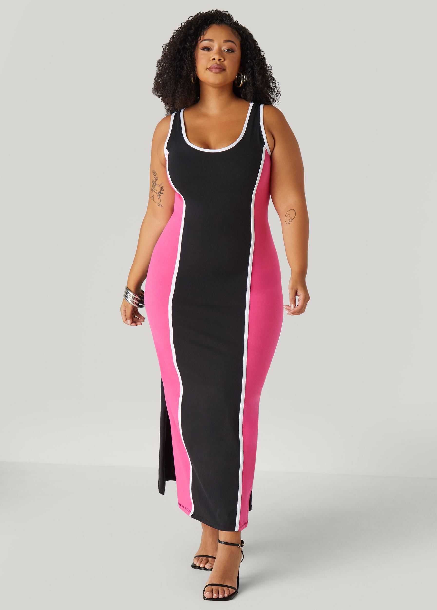 Two Tone Maxi Tank Dress Product Image