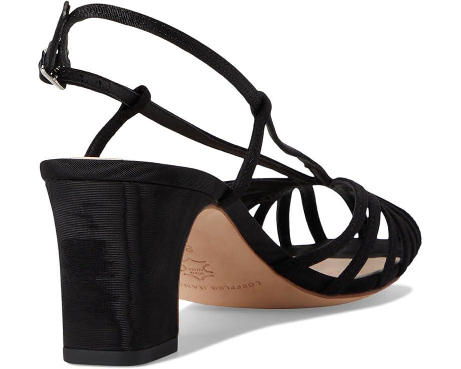 Dahlia Pleated Knot Mule with Ankle Strap Product Image
