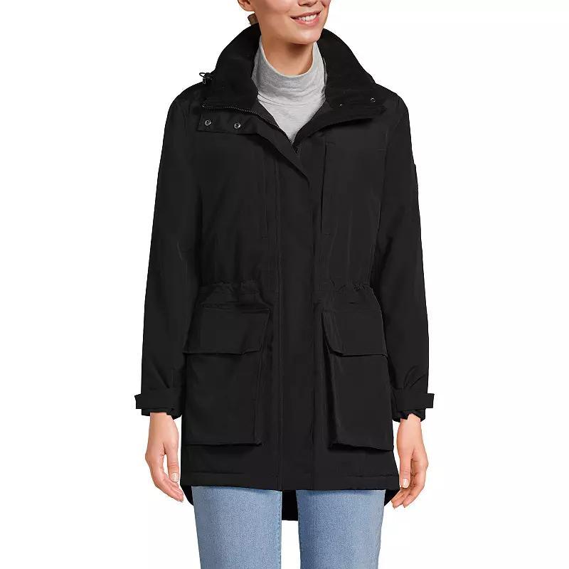 Petite Lands' End Squall Waterproof Insulated Parka, Women's, Size: XS Petite, Black Product Image