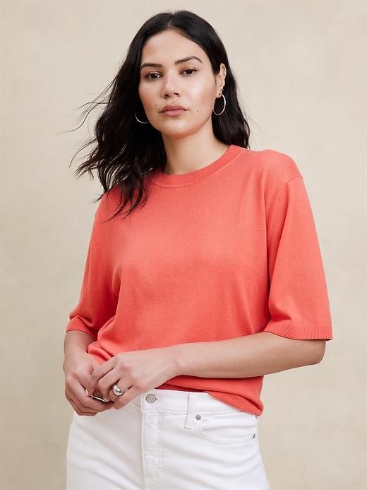 Short Sleeve Forever Sweater Product Image