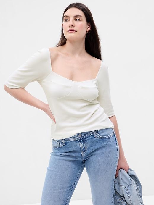 Modern Sweetheart Corset T-Shirt Product Image