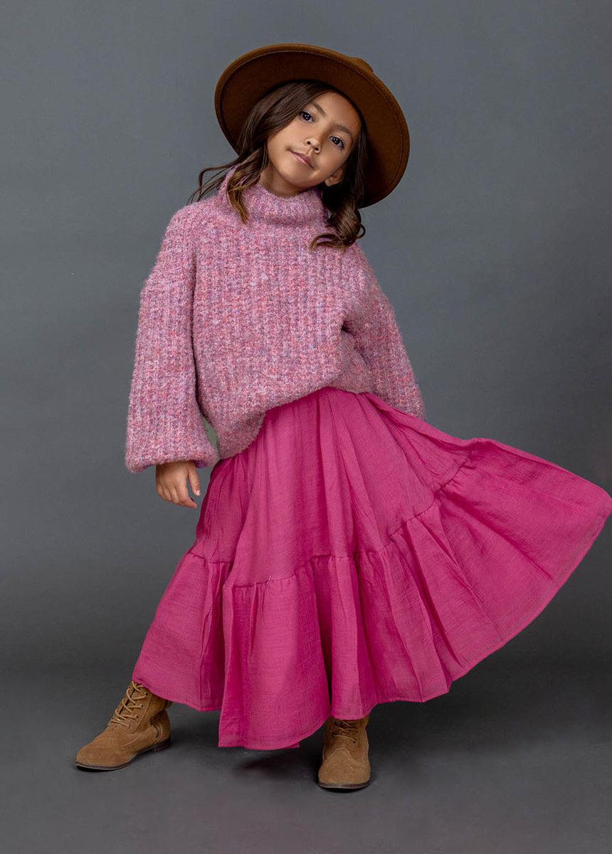 Annabel Skirt in Mulberry Girls Product Image
