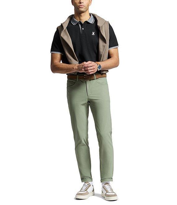 Psycho Bunny Evandale Oxford Short Sleeve Polo Shirt Product Image