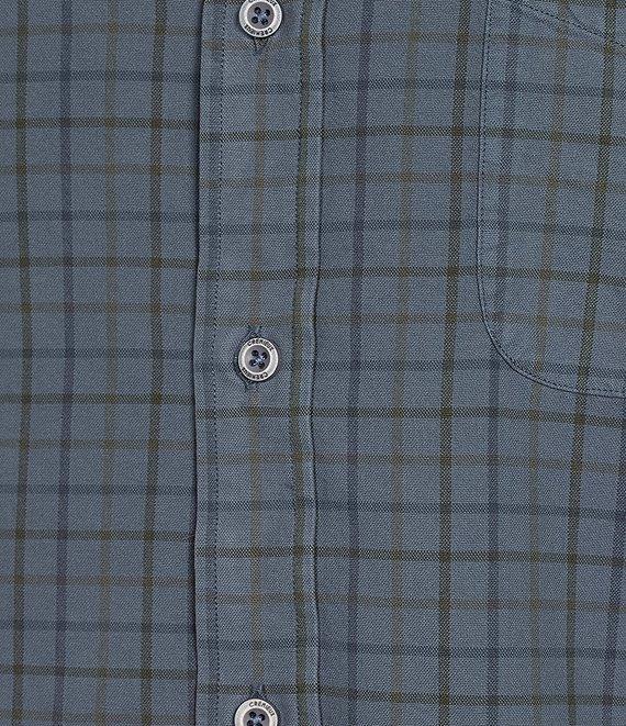 Cremieux Blue Label Big & Tall Classic Fit Medium Plaid Oxford Long Sleeve Woven Shirt Product Image