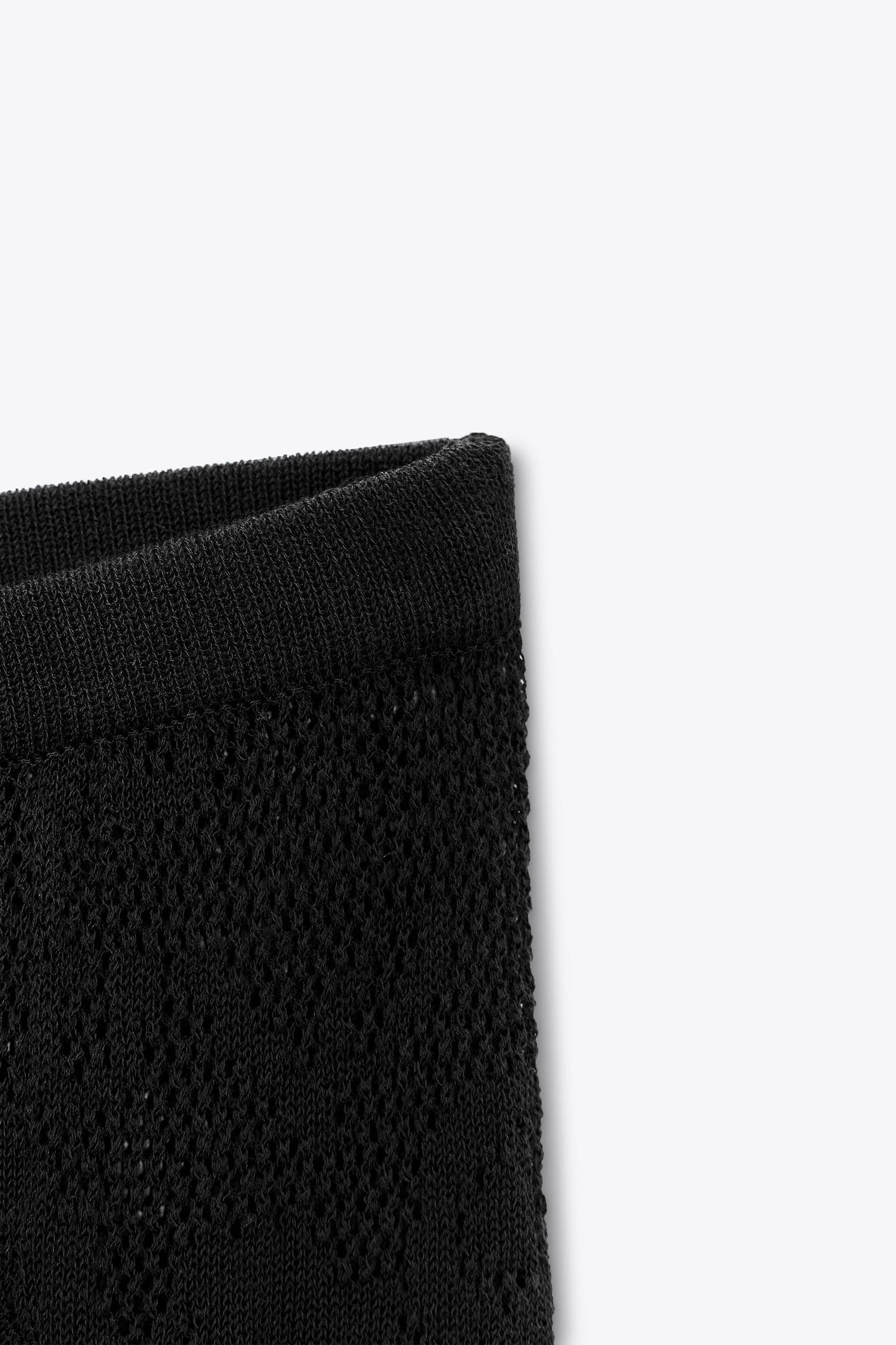FLORAL TEXTURED KNIT PANTS Product Image