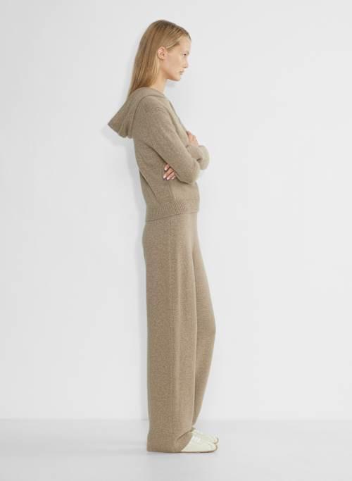 cashmere hi-rise wide pant Product Image