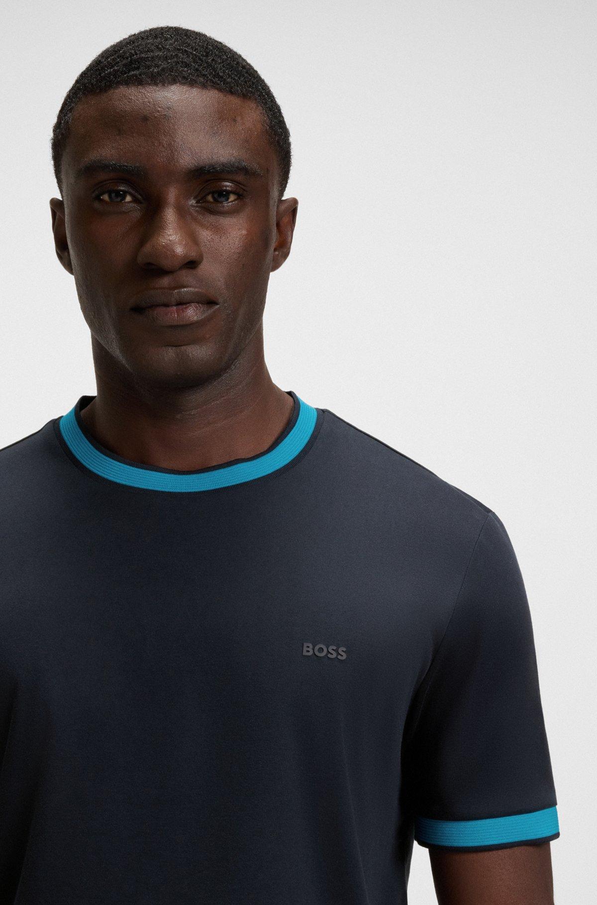 Regular-fit T-shirt in mercerized cotton Product Image