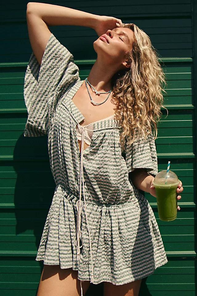 County Line Plaid Romper Product Image