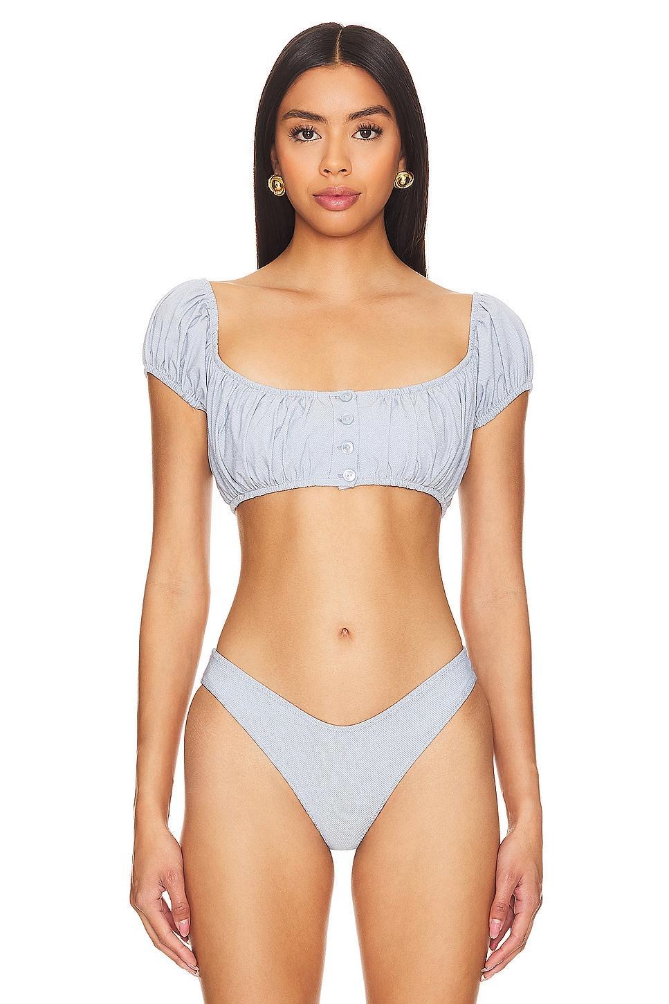 X Olivia Culpo Bandita Bikini Top Montce Swim Product Image