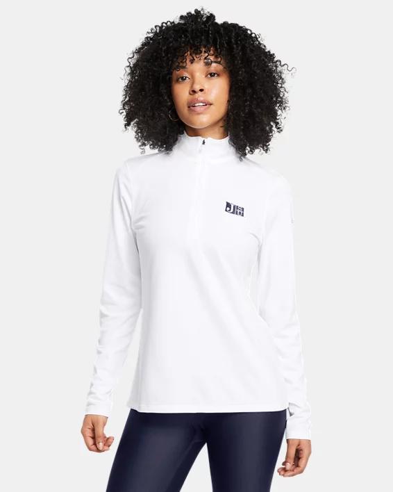 Women's UA Tech™ Mesh Collegiate ¼ Zip Product Image