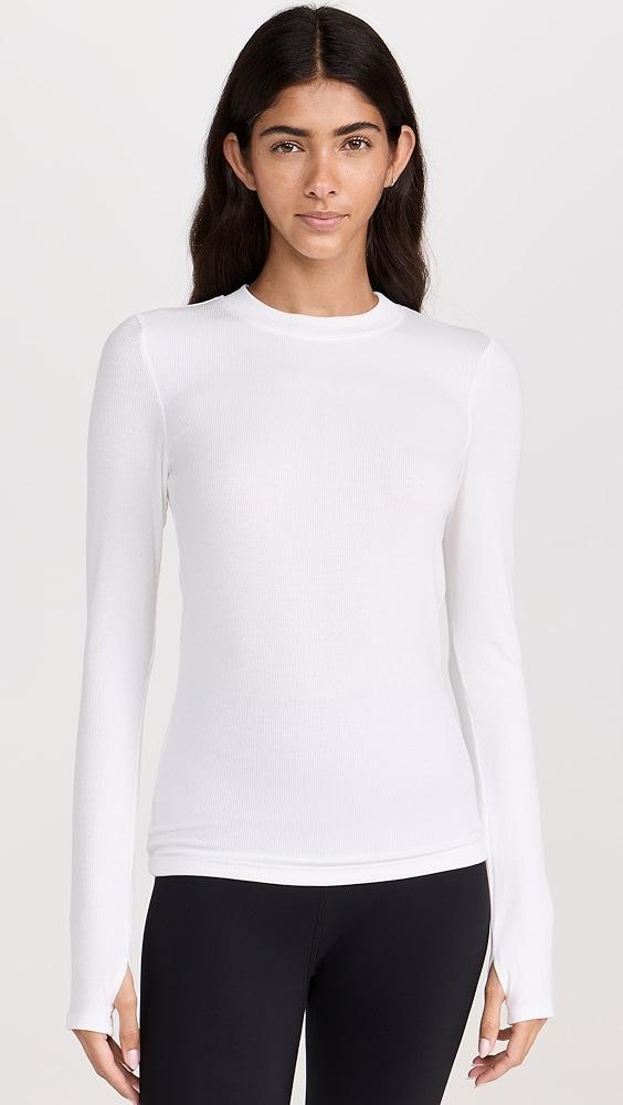 Splits59 Louise Rib Long Sleeve Tee | Shopbop Product Image