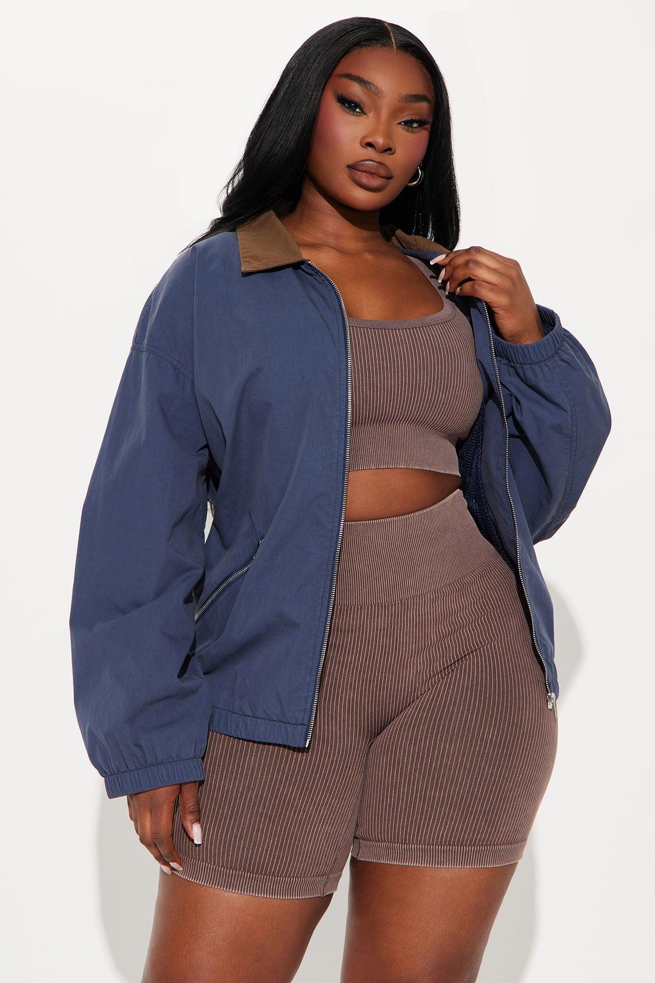 Carolina Barn Jacket - Navy Female Product Image
