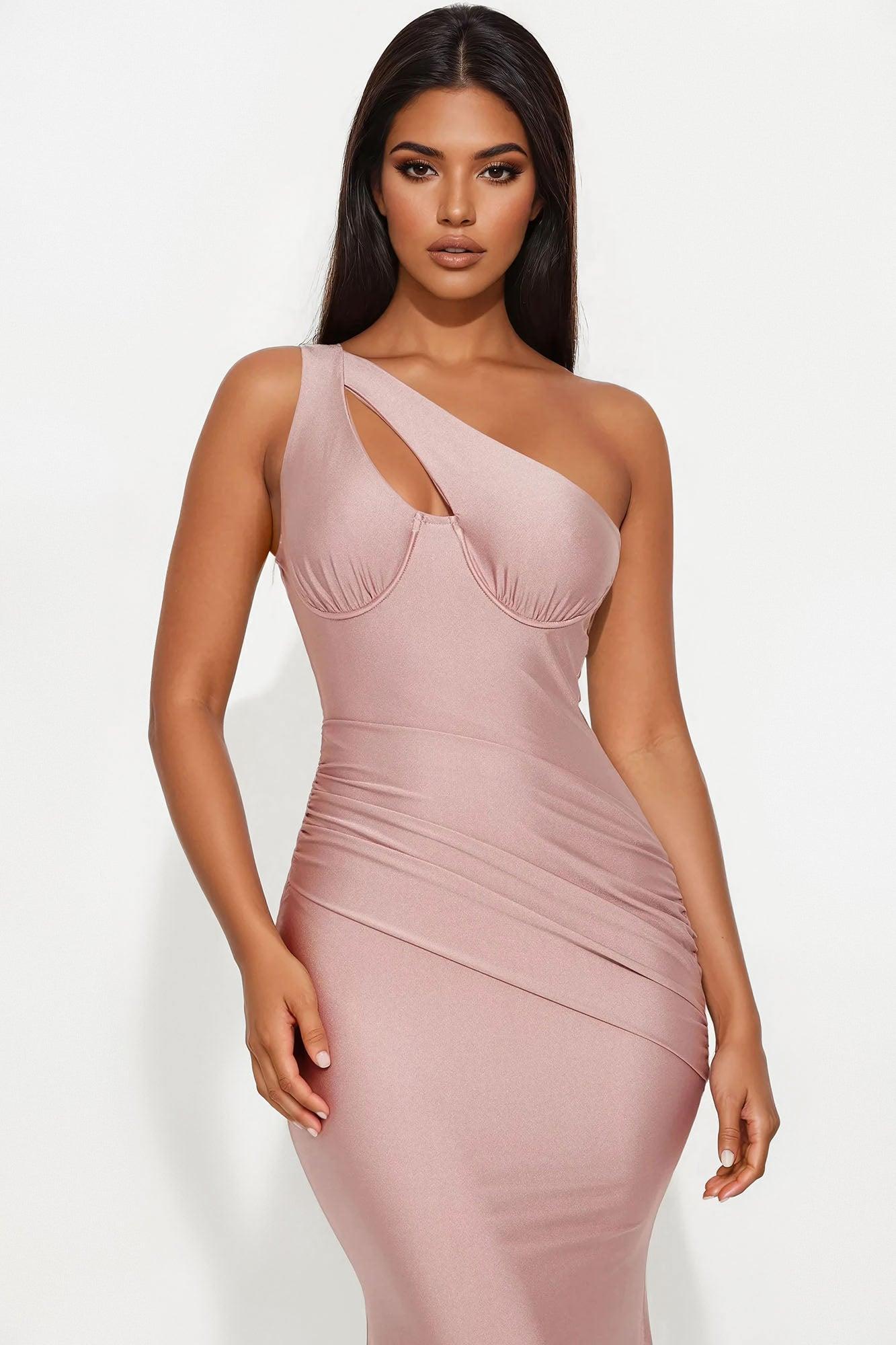As You Know It Maxi Dress - Mauve Product Image