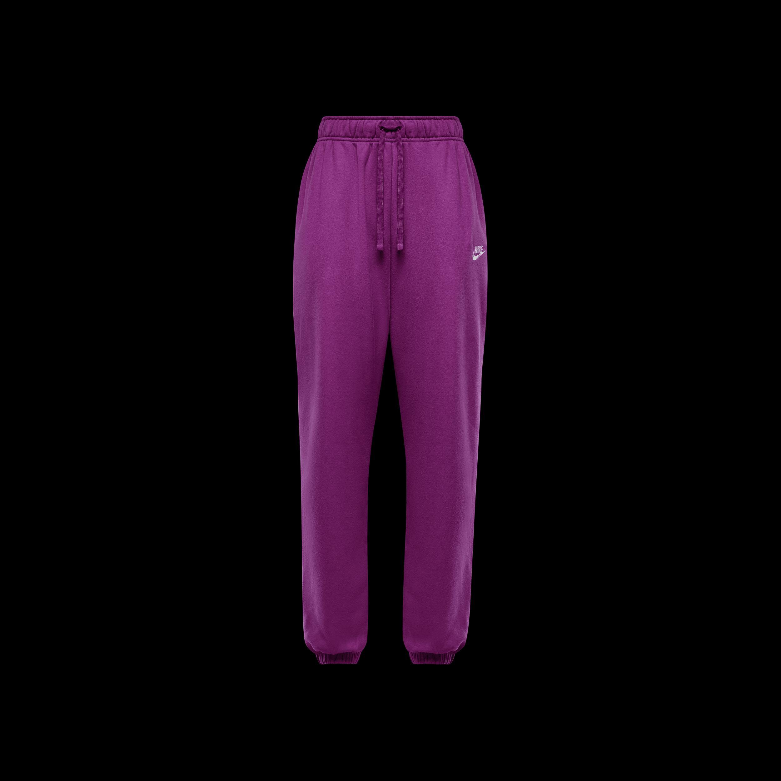 Nike Womens Sportswear Club Fleece Mid-Rise Oversized Sweatpants Product Image