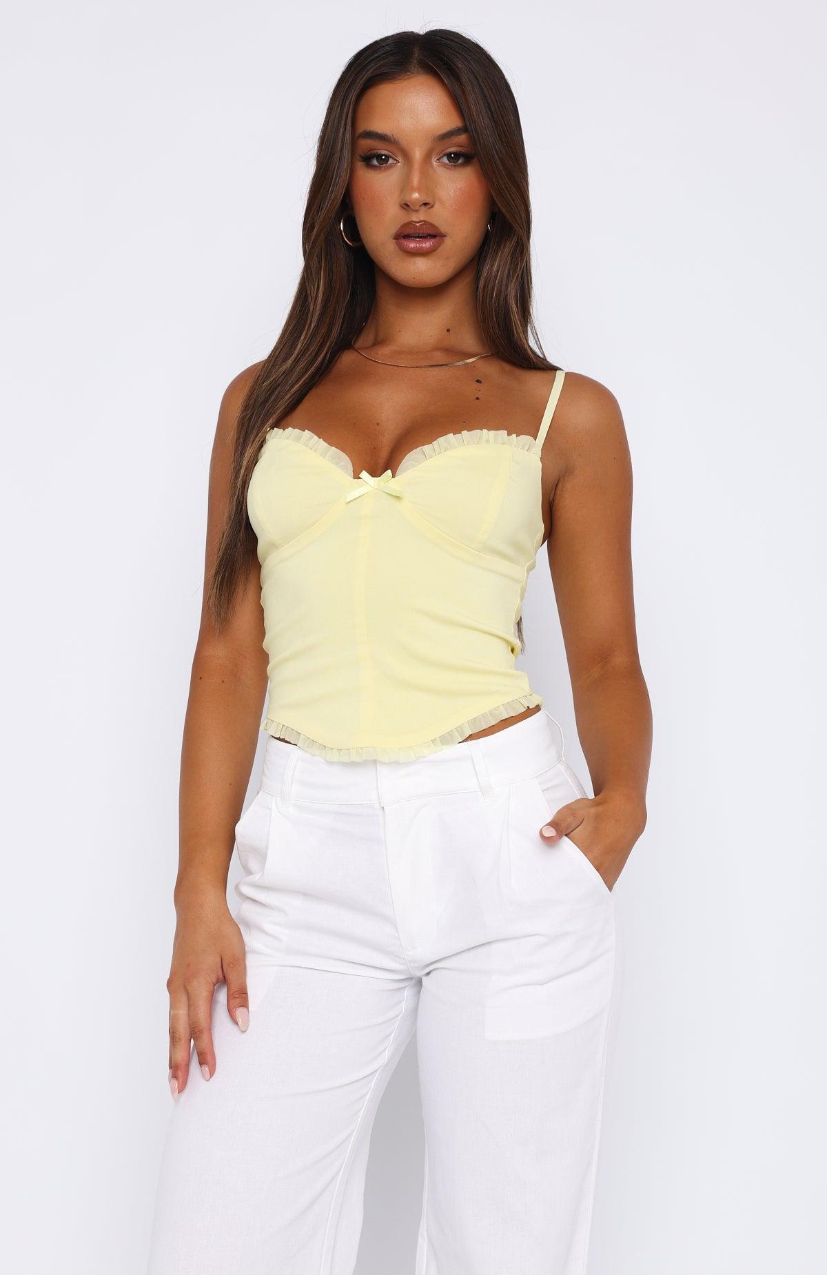 Lost In Translation Bustier Lemon Product Image