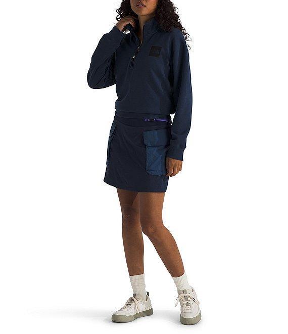 The North Face Women's Box Half Dome-Zip Stand Collar Pullover Product Image