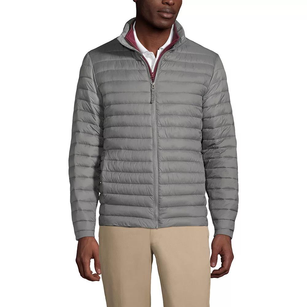 Men's Lands' End School Uniform ThermoPlume Jacket, Size: Large, Green Product Image