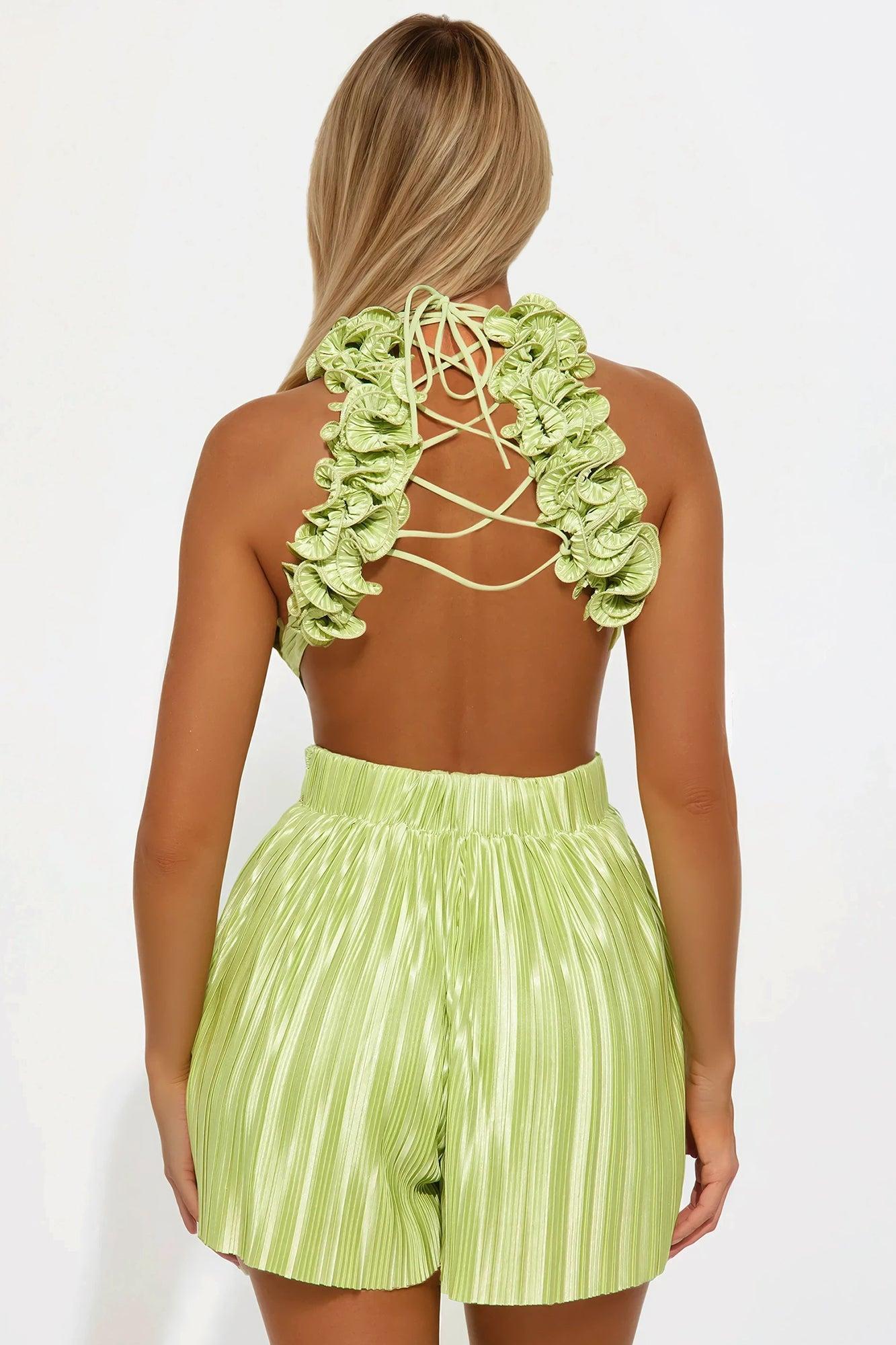 Spotlight Stealer Romper - Lime Product Image