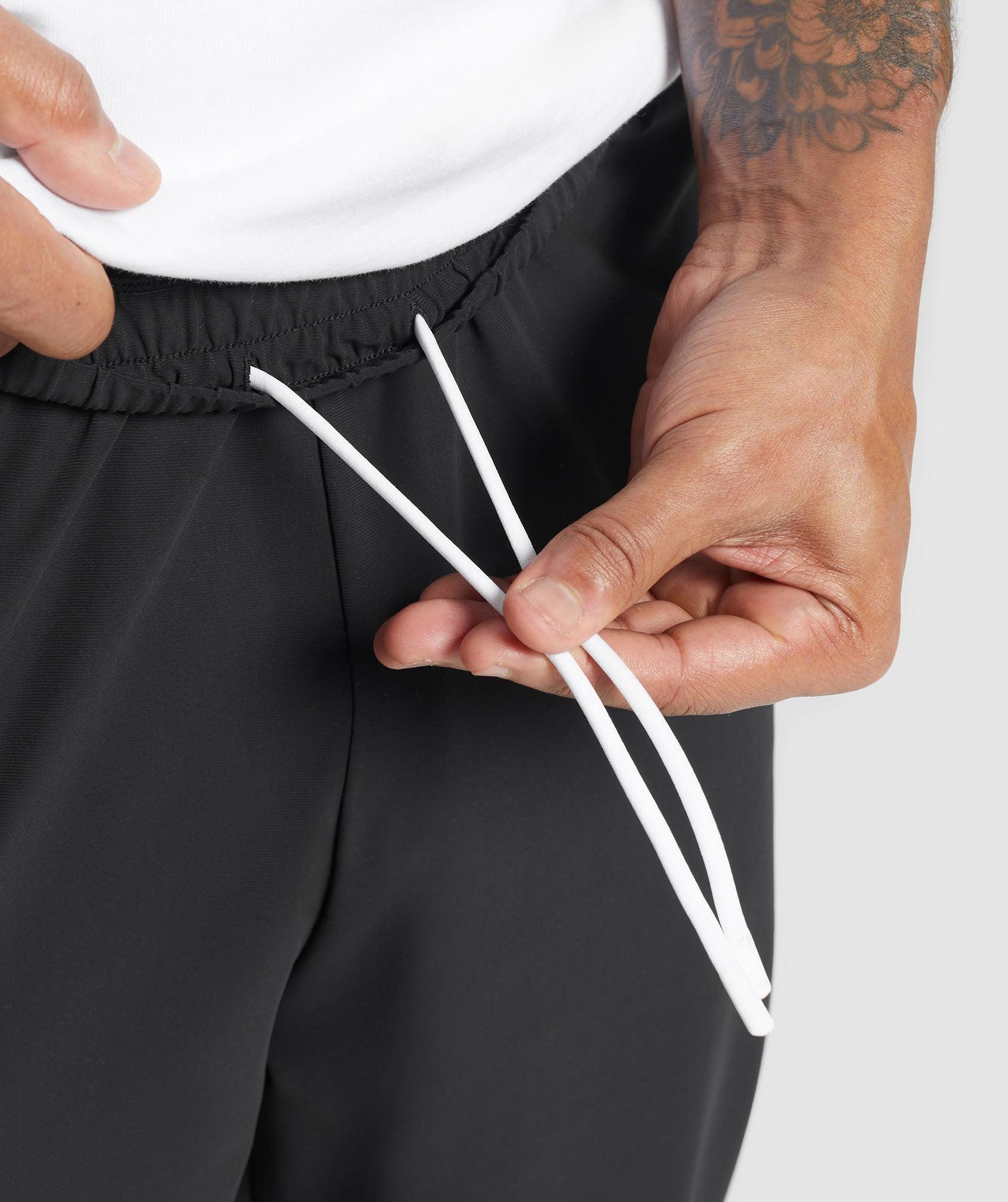 Gymshark Contrast Straight Leg Pant - Black Male Product Image