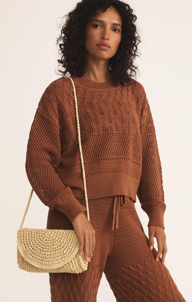 SAND DOLLAR MINI STRAW BAG Product Image