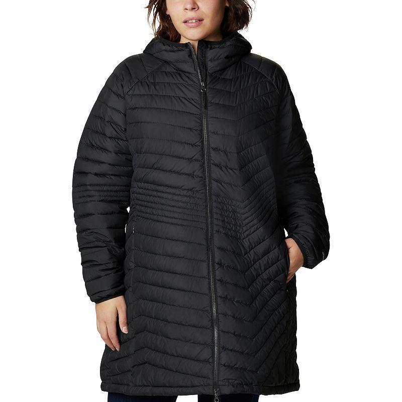 Plus Size Columbia Powder Lite Omni-Heat Jacket, Womens Product Image