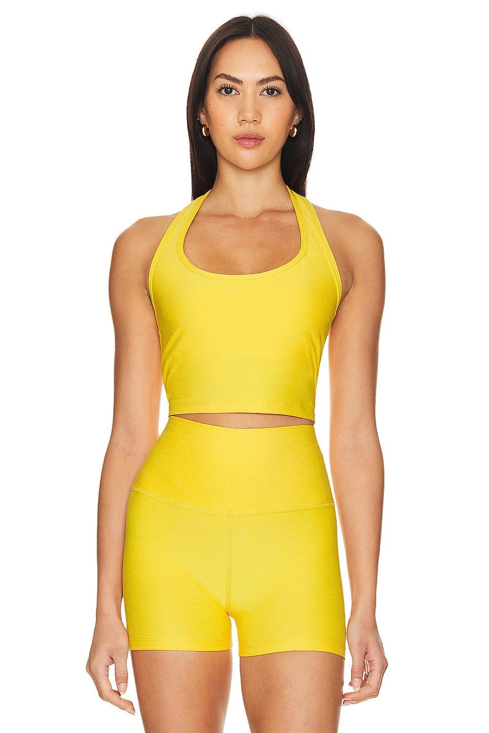Spacedye Well Rounded Cropped Halter Beyond Yoga Product Image