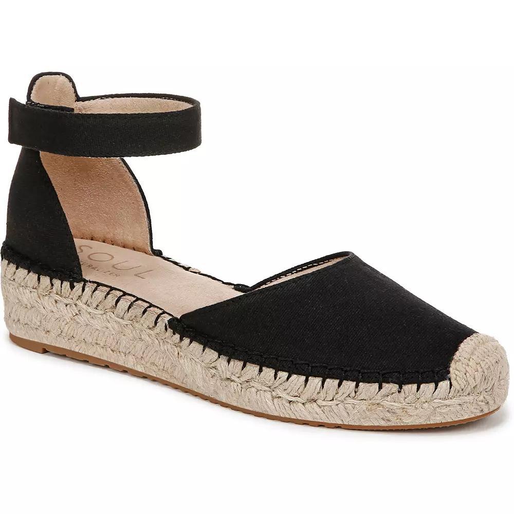 SOUL Naturalizer Wren Women's Espadrille Sandals, Size: 11, Black Light Blue Product Image