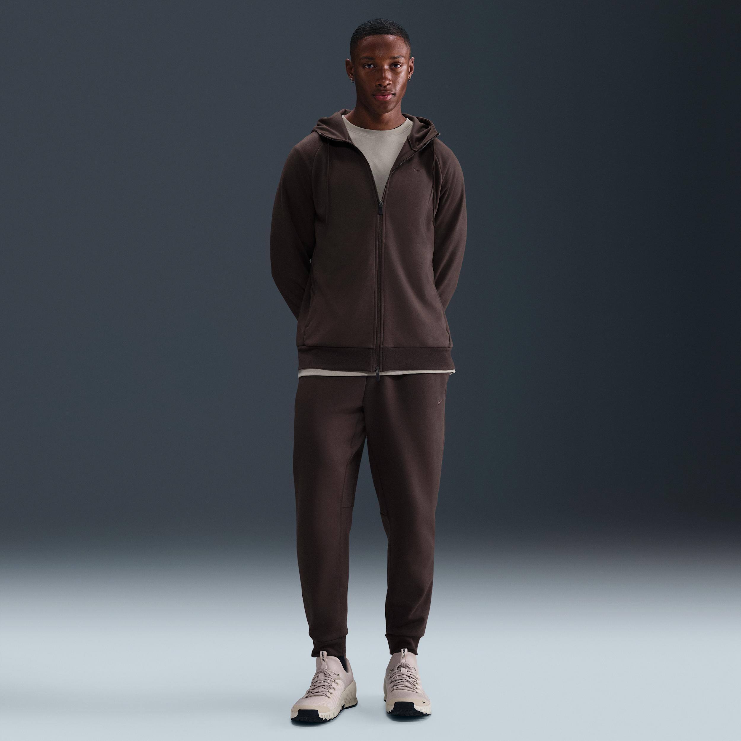 Nike Men's Primary Fleece Dri-FIT UV Full-Zip Performance Hoodie Product Image
