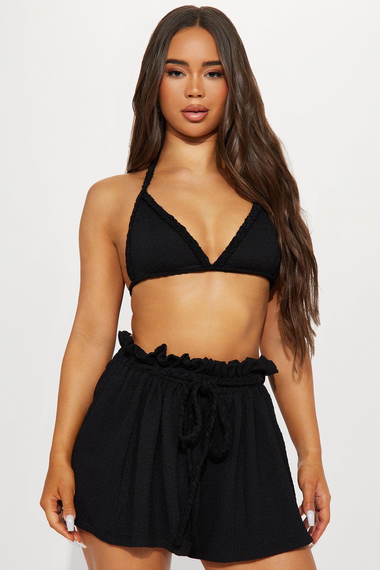 Summer Moment Short Set - Black Product Image