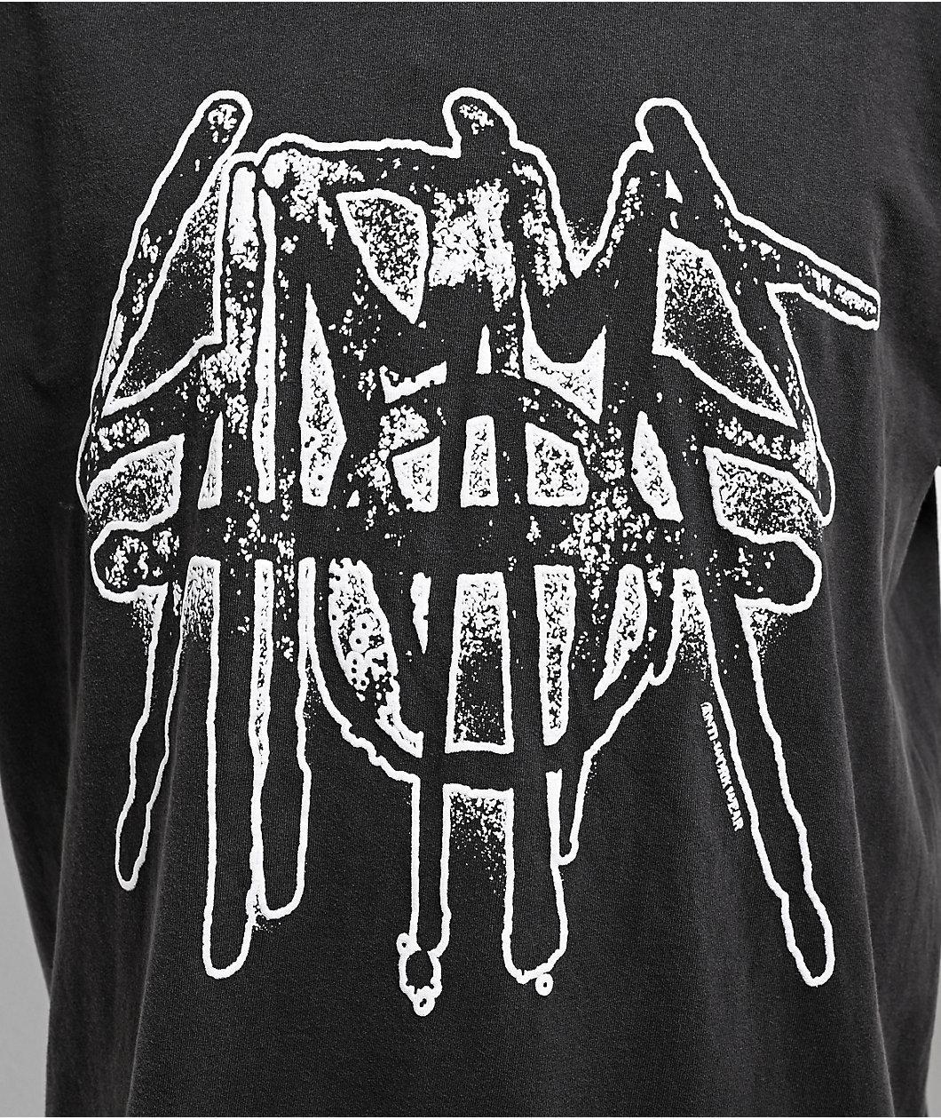 Straye Anti Trap Black Wash Heavyweight T-Shirt Product Image