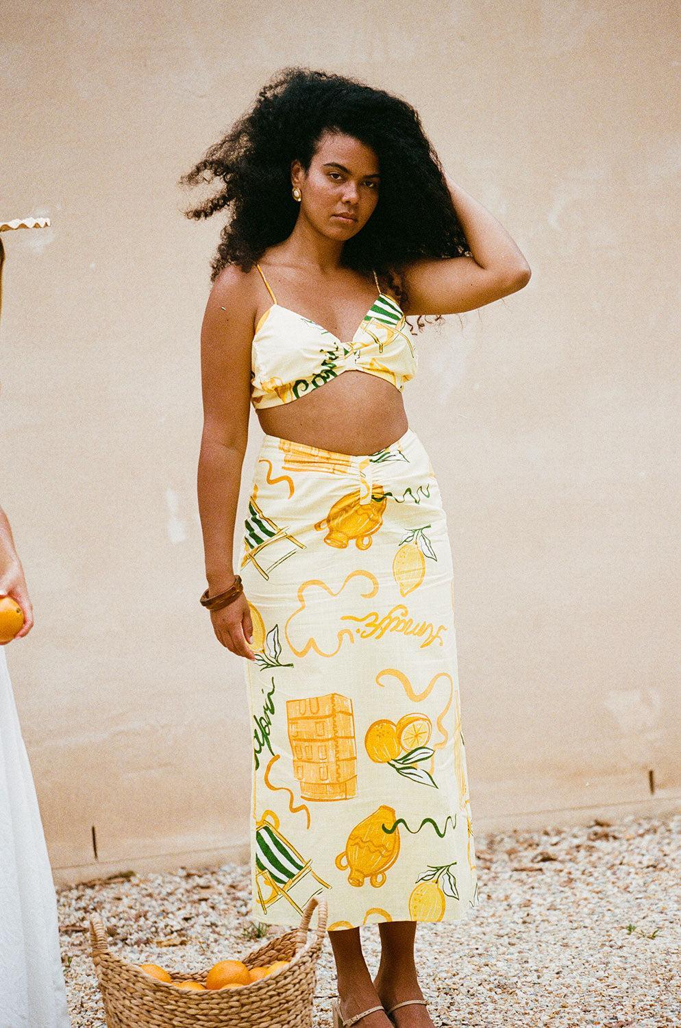 Tillie Top - Amalfi Citrus Product Image