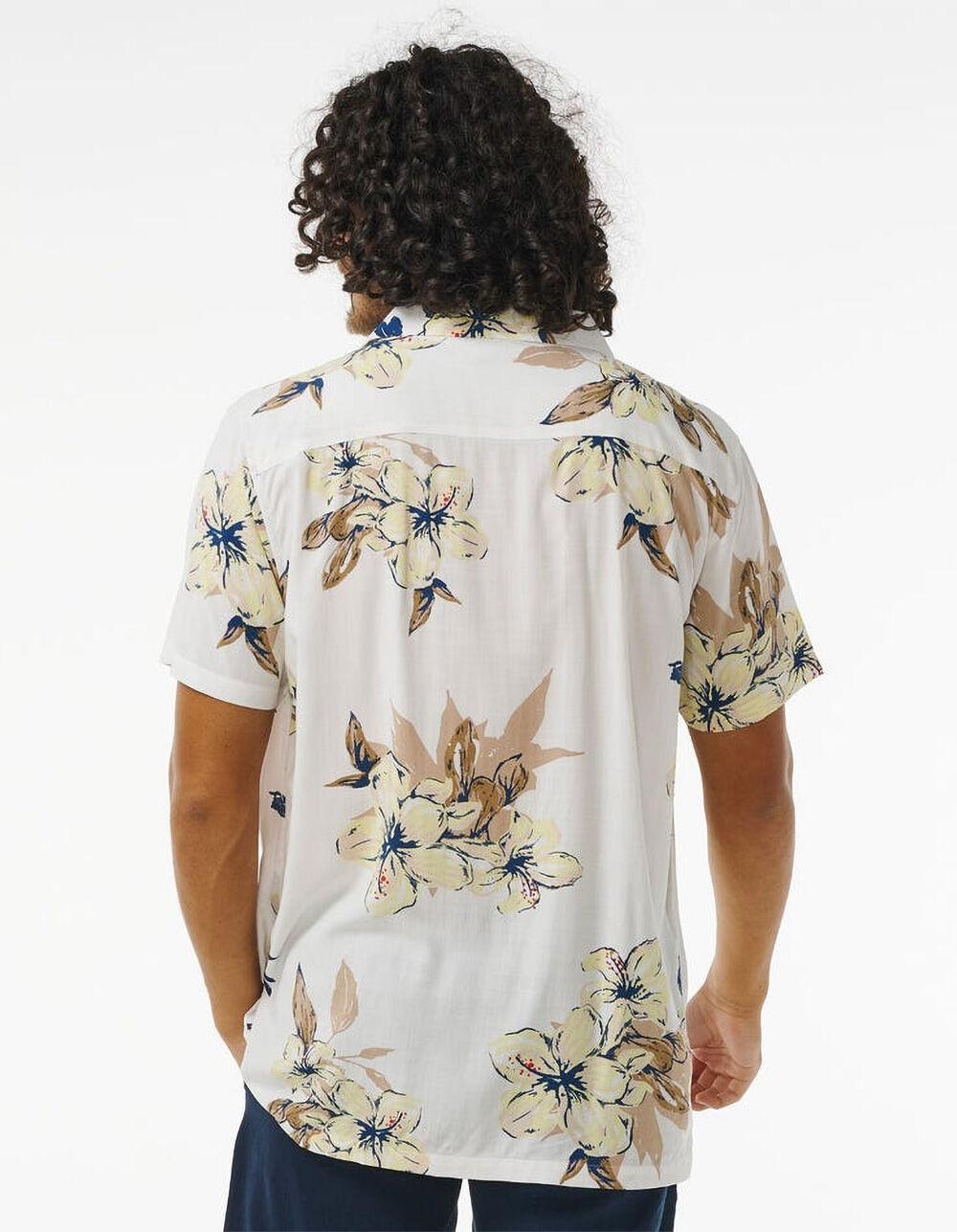 RIP CURL Aloha Hotel Mens Button Up Shirt - BONE Product Image
