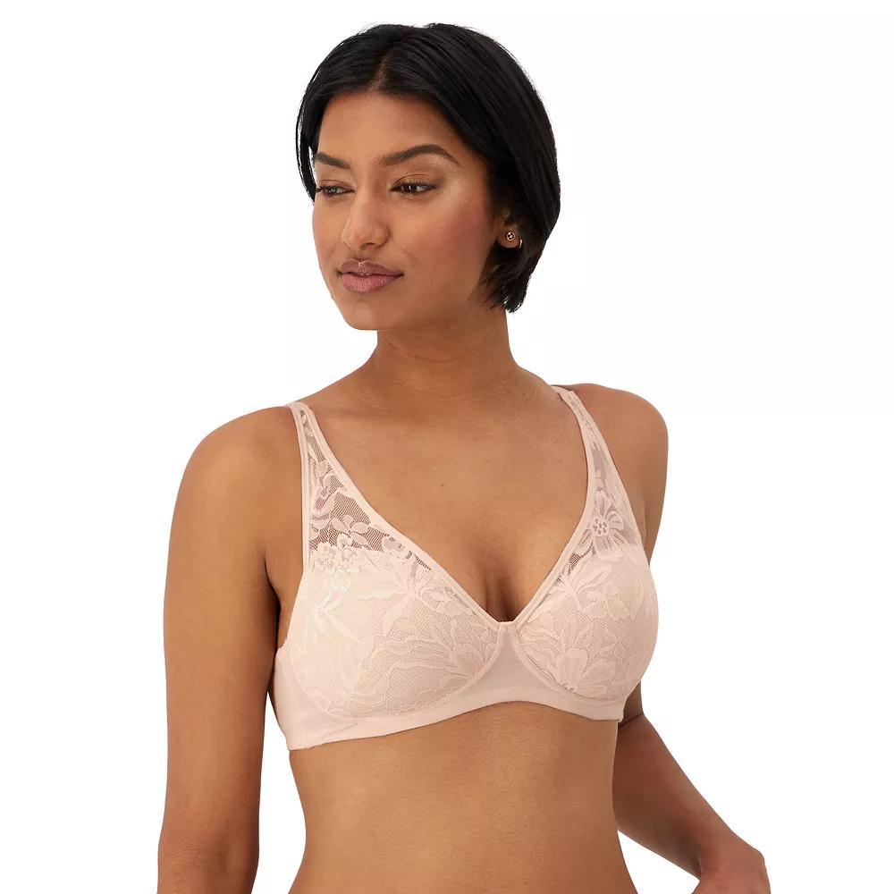 Bali Breathe Cotton Modal Wireless T-Shirt Bra DF7594, Women's, Size: XL, White Product Image