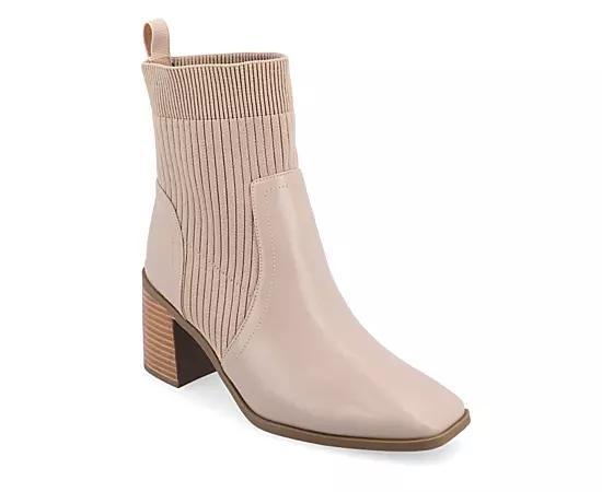 Womens Journee Tru Comfort Foam Harlowe Booties Brown Product Image