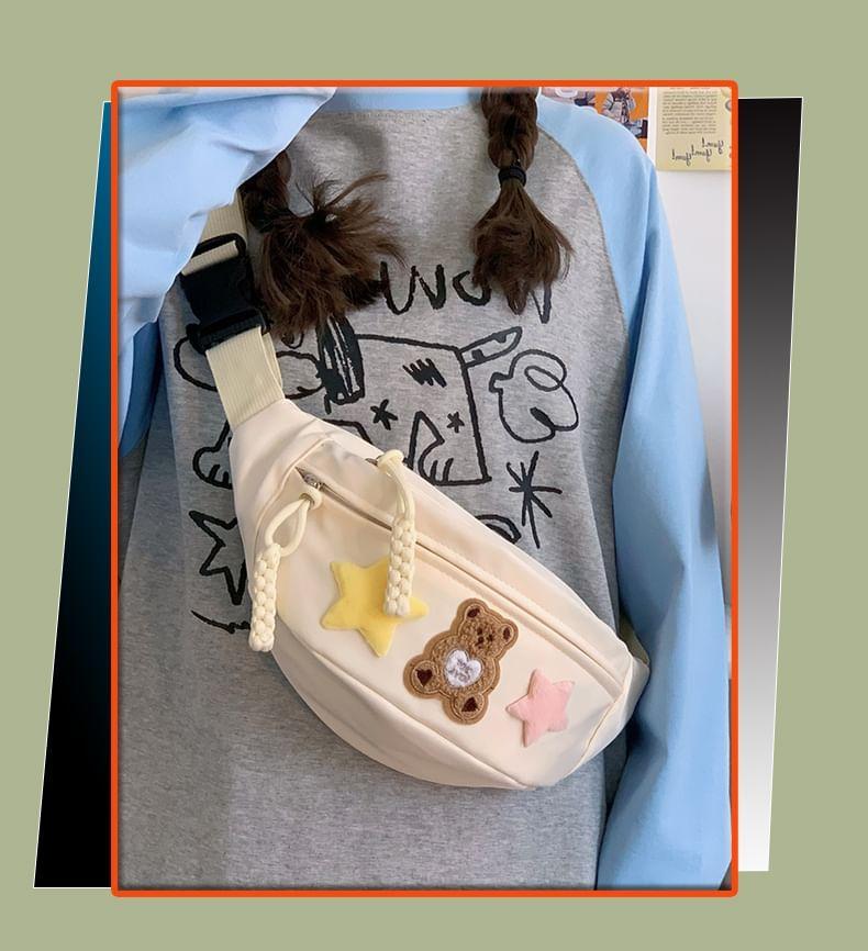 Bear Applique Belt Bag / Bag Charm / Set Product Image