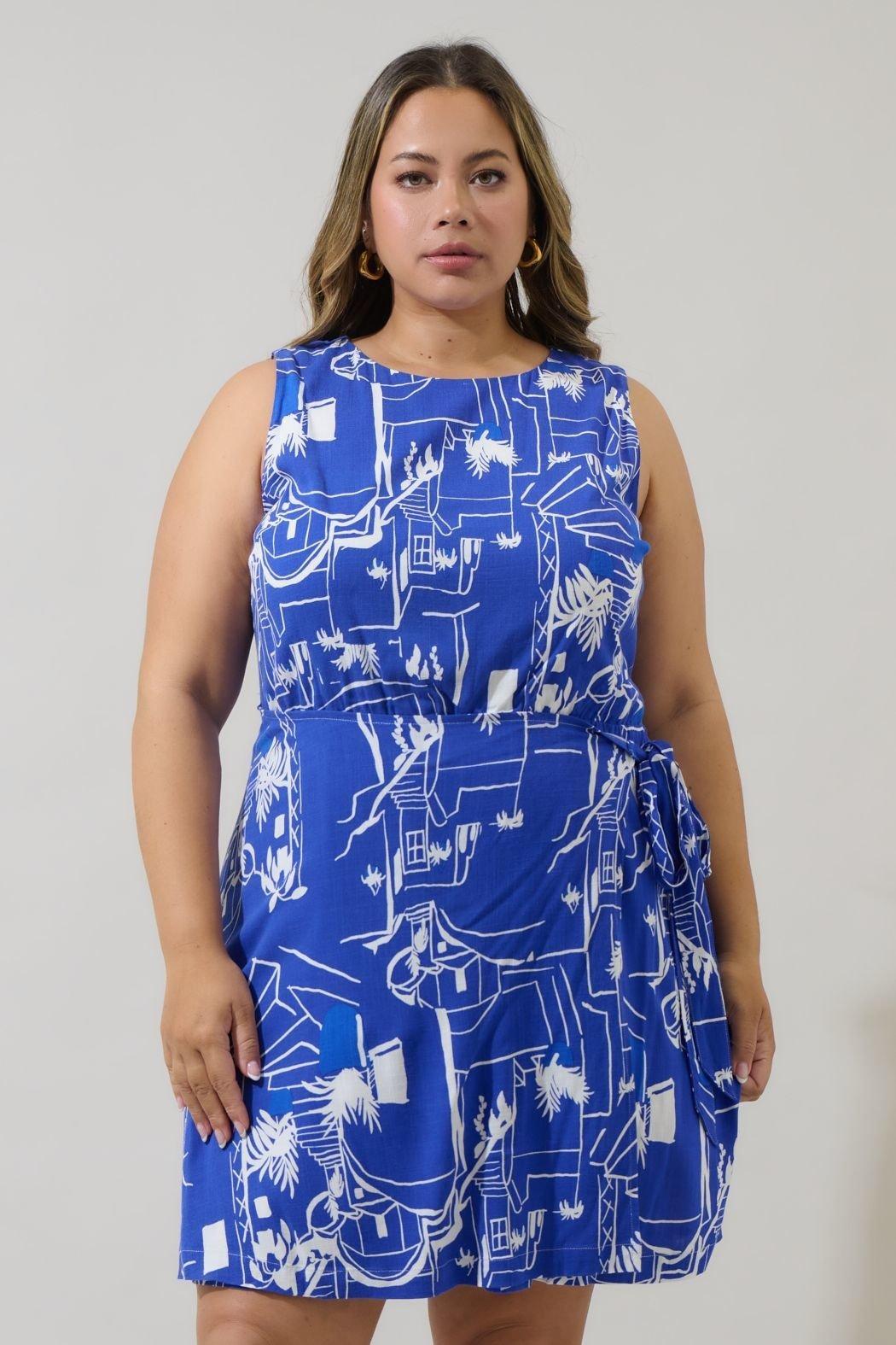 Janis Wrap Mini Dress Product Image