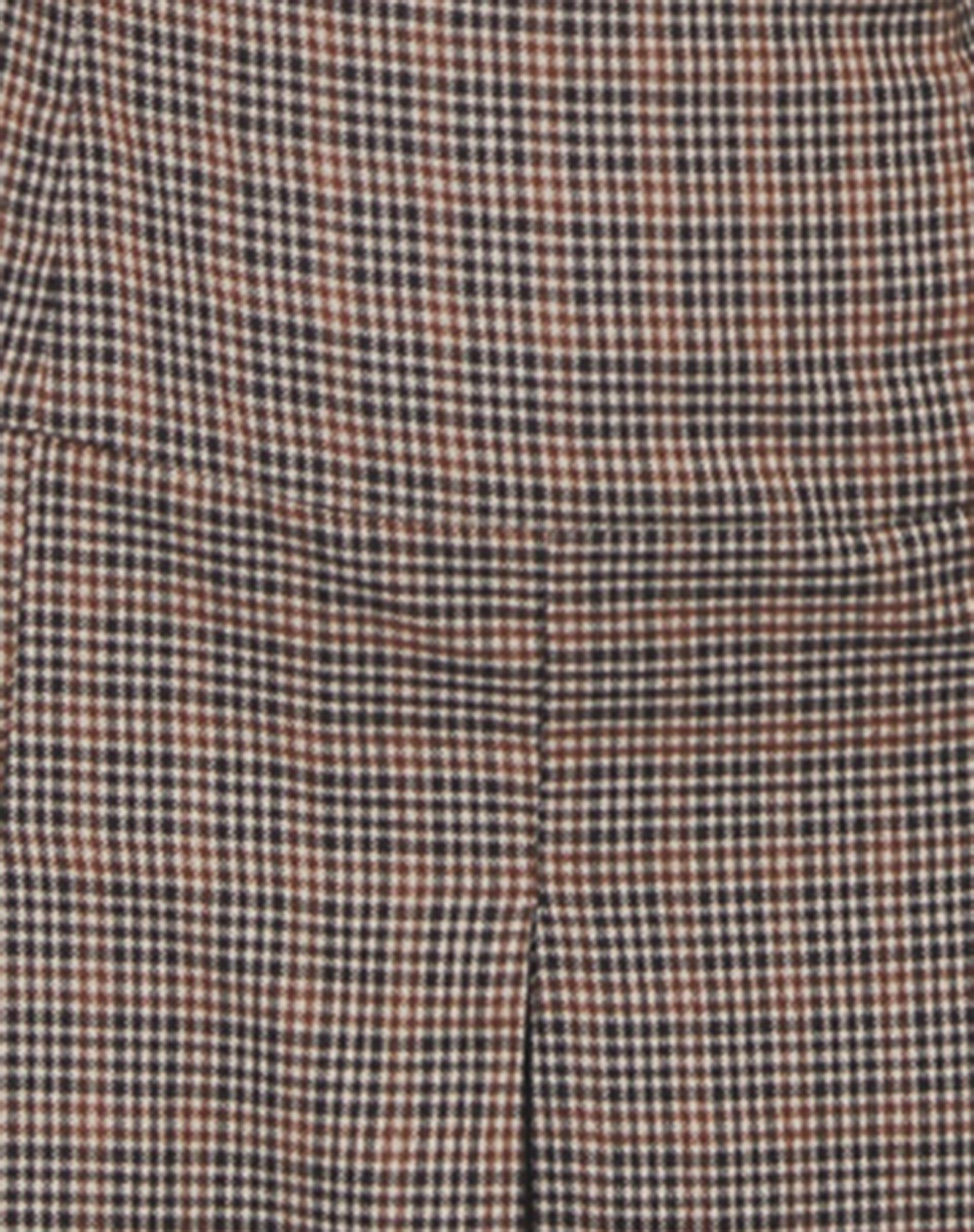 Panola Mini Dress in Micro Check Brown Female Product Image