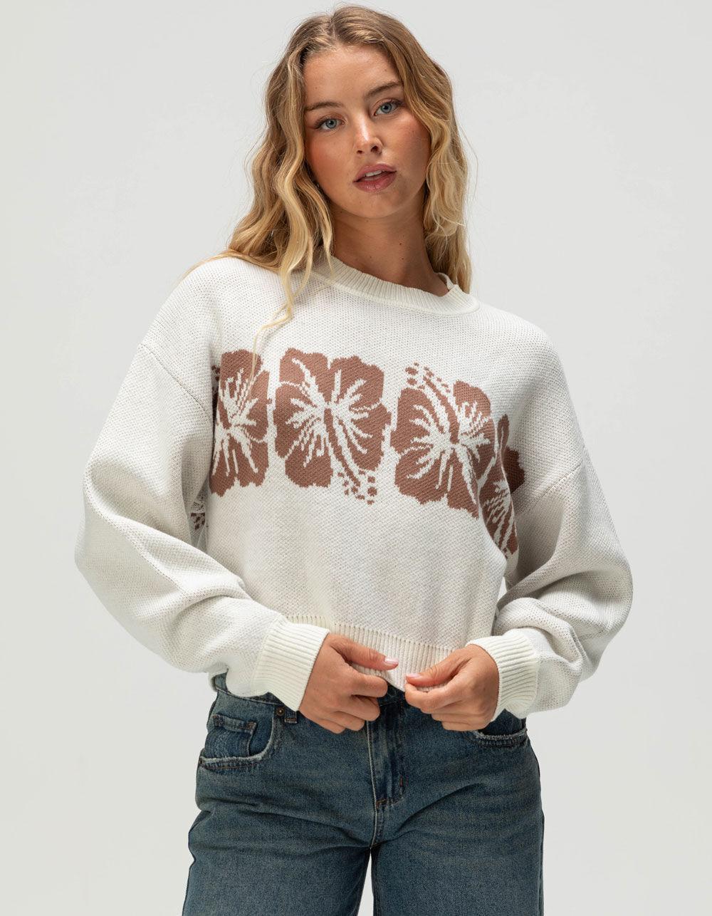 ROXY Hibiscus Harmony Womens Sweater - CREAM Product Image