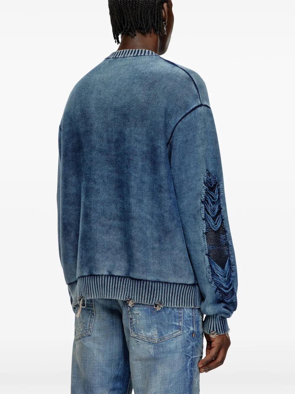 faded effect knitted jumper Product Image