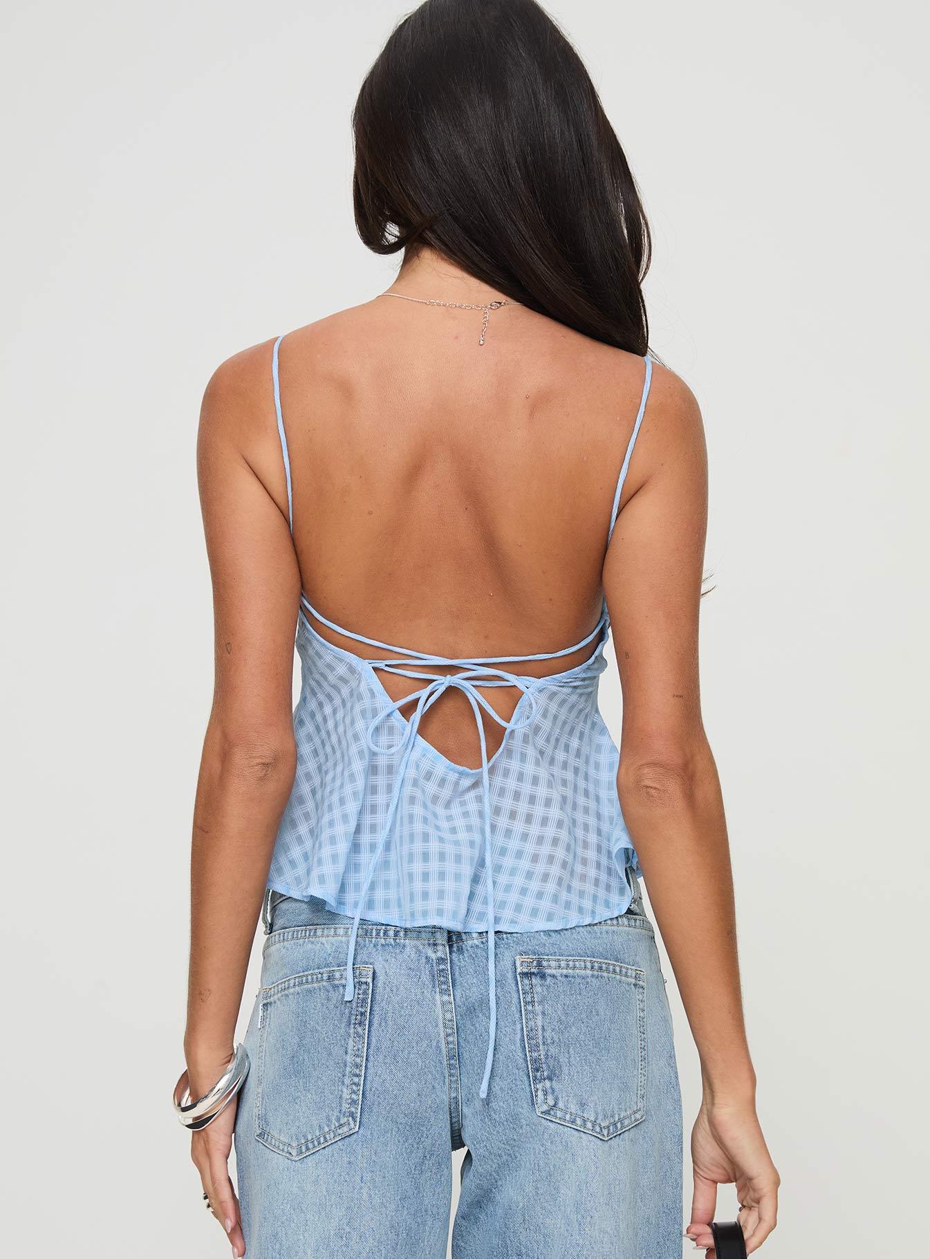 Elizaveta Top Blue Product Image