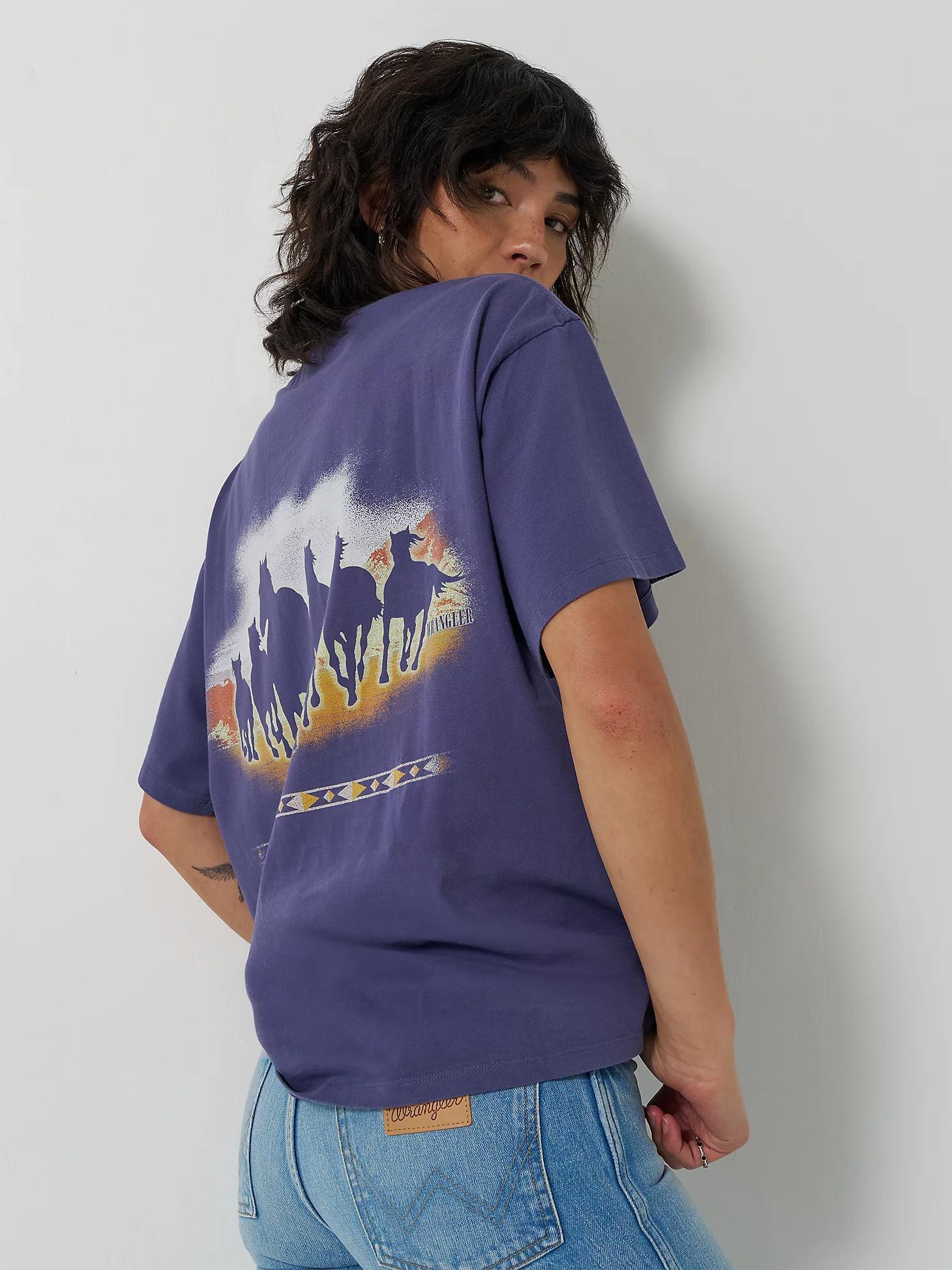 Women's Vintage Horse Graphic Tee | Women's TOPS | Wrangler® Product Image